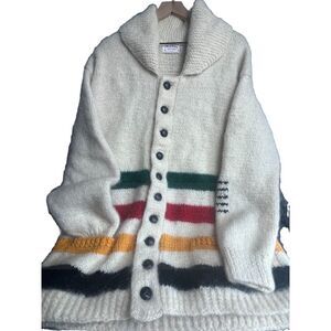 Hand Knitted Wool Sweater  Colorful Soft Cozy Quality